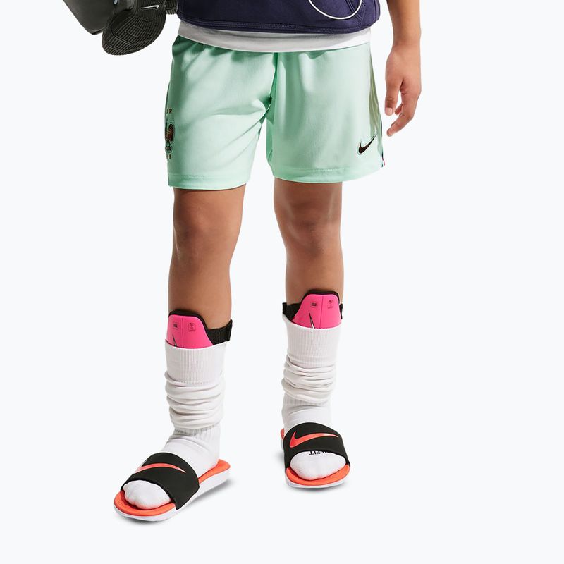 Gyerek futball rövidnadrág Nike FFF 2026 Stadium Away igloo/monarch/monarch