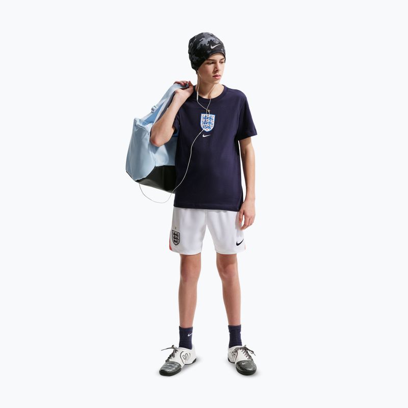 Gyerek futball rövidnadrág Nike England 2026 Stadium Home white/speed red/obsidian/obsidian 2