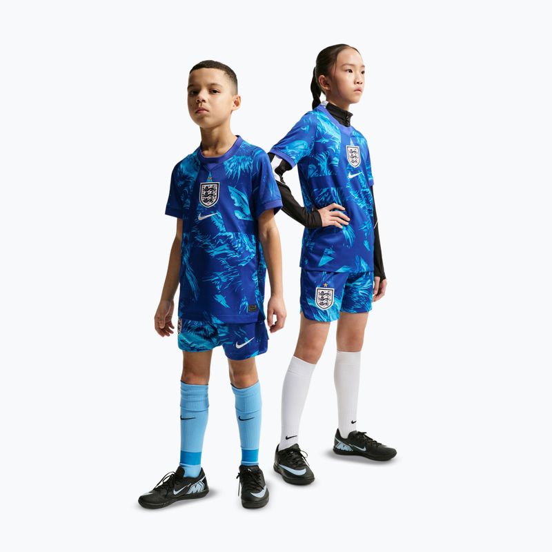 Gyerek futball rövidnadrág Nike England 2026/27 Stadium Goalkeeper astronomy blue/black/white 2