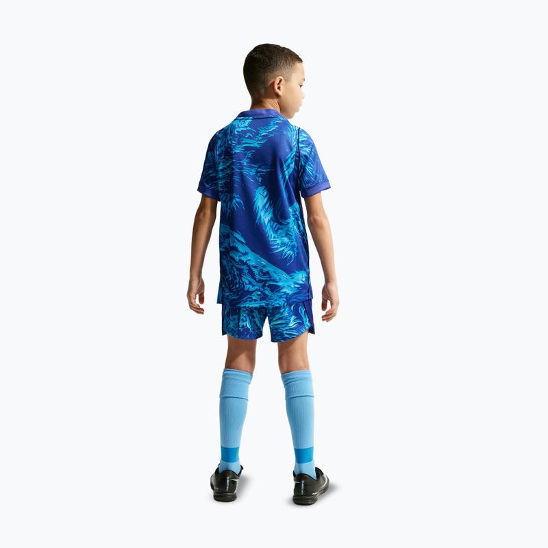 Gyerek futball rövidnadrág Nike England 2026/27 Stadium Goalkeeper astronomy blue/black/white 3