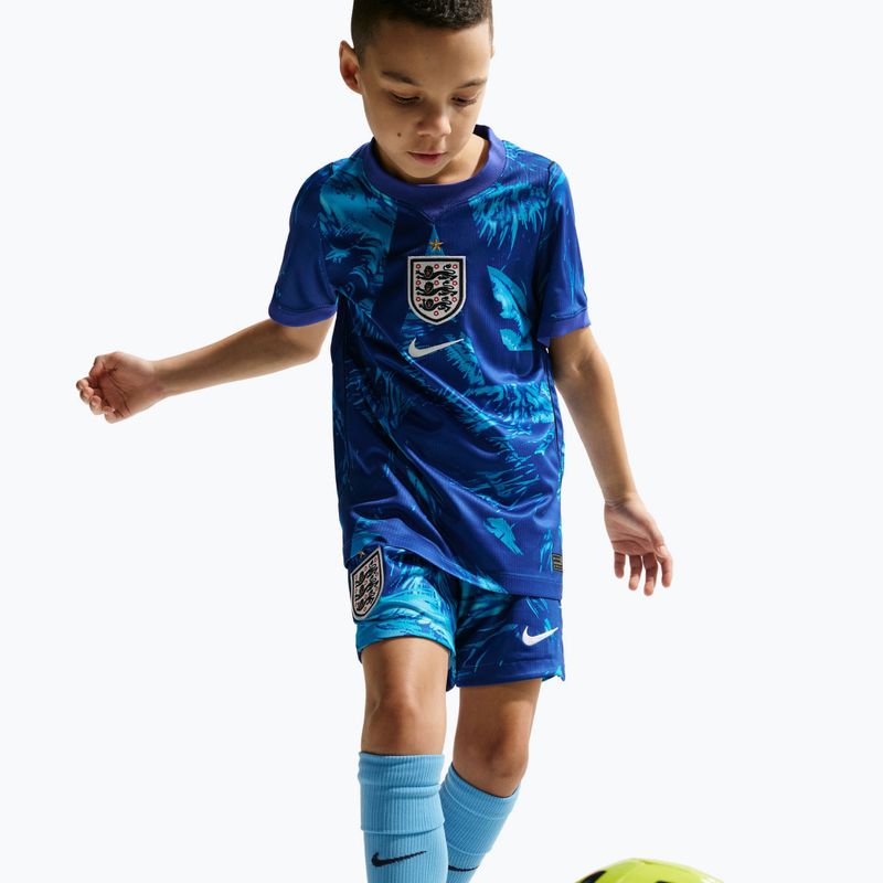 Gyerek futball rövidnadrág Nike England 2026/27 Stadium Goalkeeper astronomy blue/black/white 7