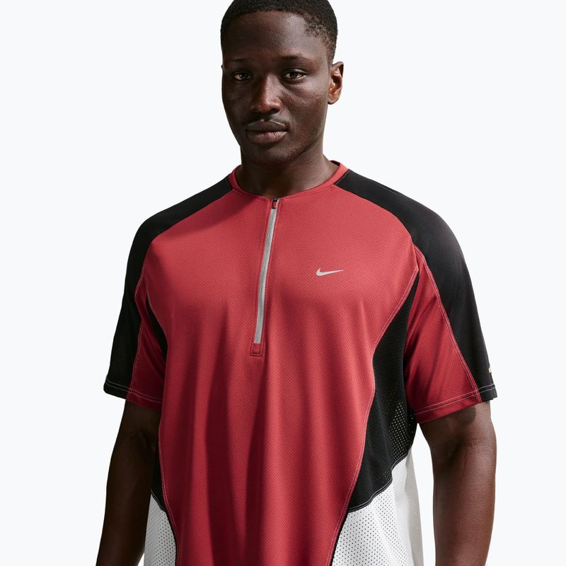 Férfi futópóló Nike Retro Dri-Fit team crimson/black 2