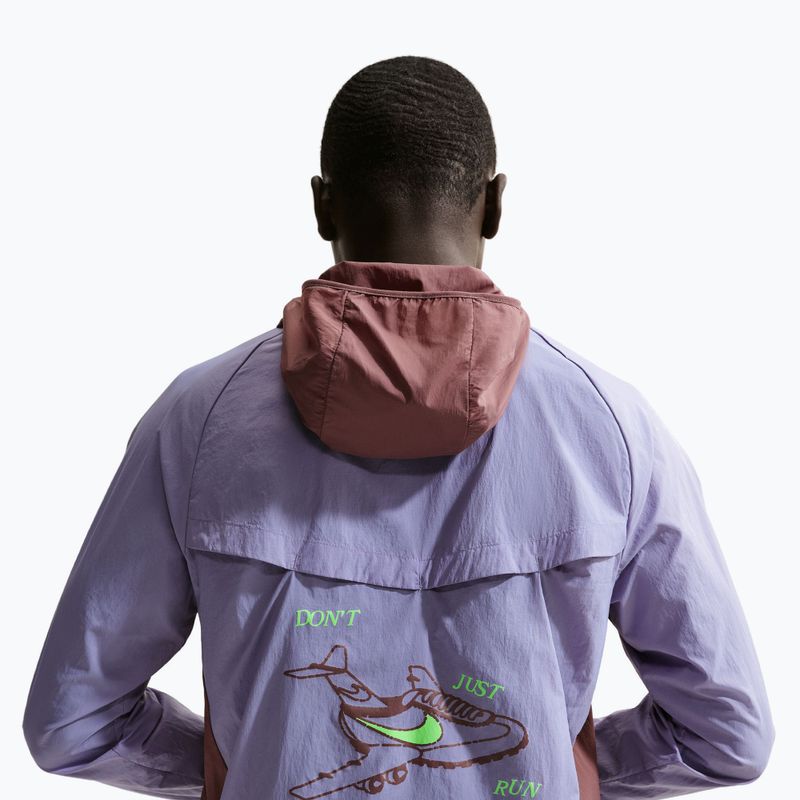 Férfi futókabát Nike Fly Nike Stride iron purple/tattoo 4