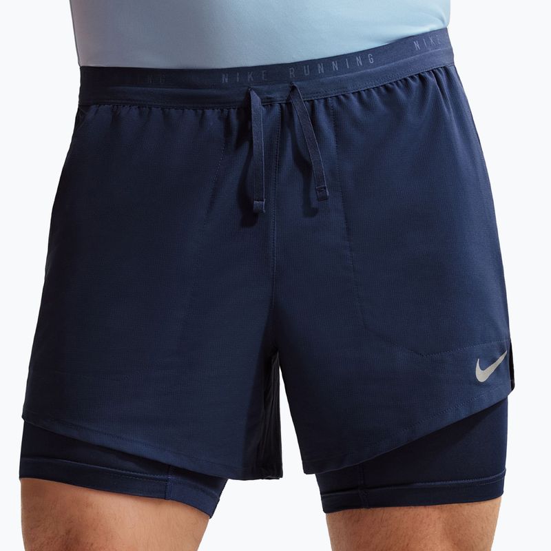 Férfi futóshort Nike Stride Dri-Fit Hybrid 5" midnight navy