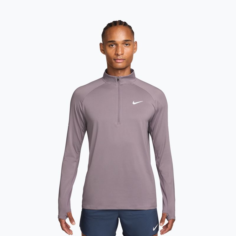 Férfi futó felső Nike Stride 1/4 Zip Dri-Fit light violet ore