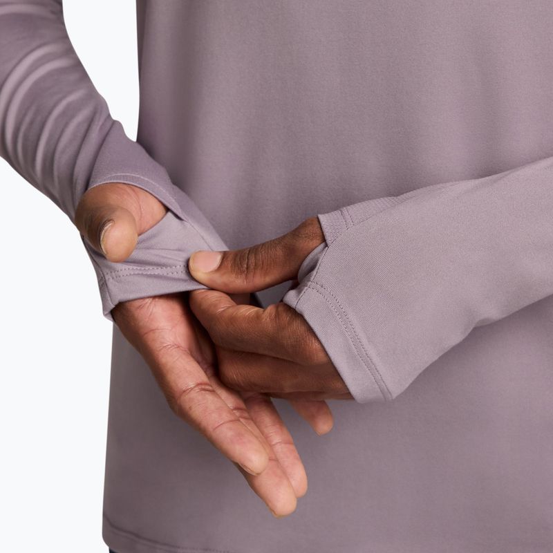 Férfi futó felső Nike Stride 1/4 Zip Dri-Fit light violet ore 3