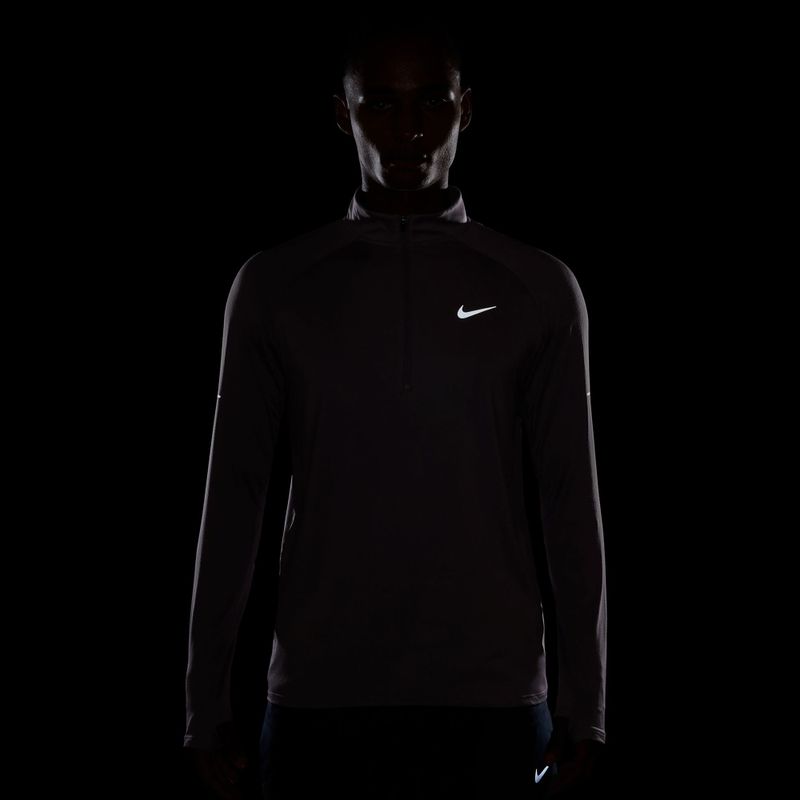 Férfi futó felső Nike Stride 1/4 Zip Dri-Fit light violet ore 4