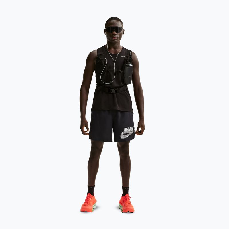 Férfi rövidnadrág Nike Challenger Dri-Fit Brief-Lined 7" black/white 2