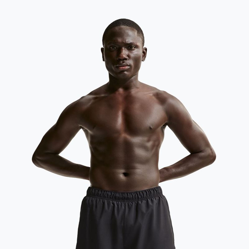 Férfi rövidnadrág Nike Challenger Dri-Fit Brief-Lined 7" black/white 4