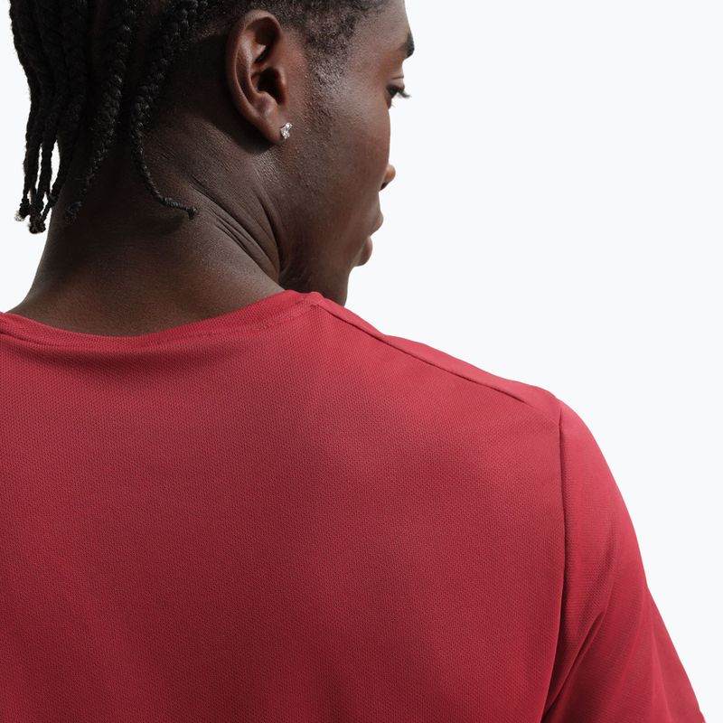 Férfi futópóló Nike Miler Dri-Fit UV team crimson/light crimson 5