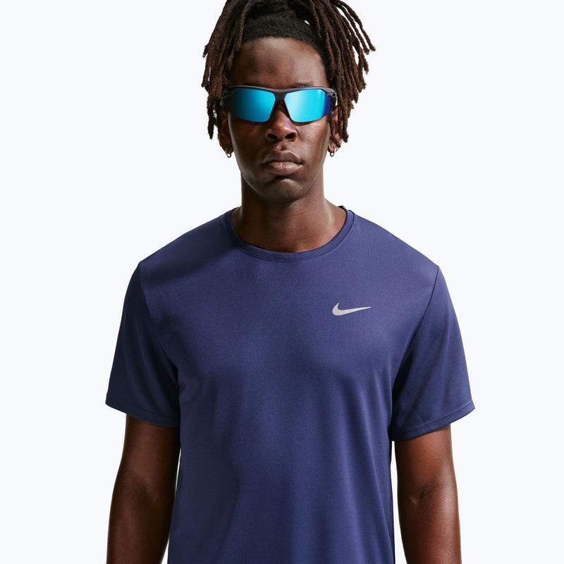 Férfi futópóló Nike Miler Dri-Fit UV midnight navy 4