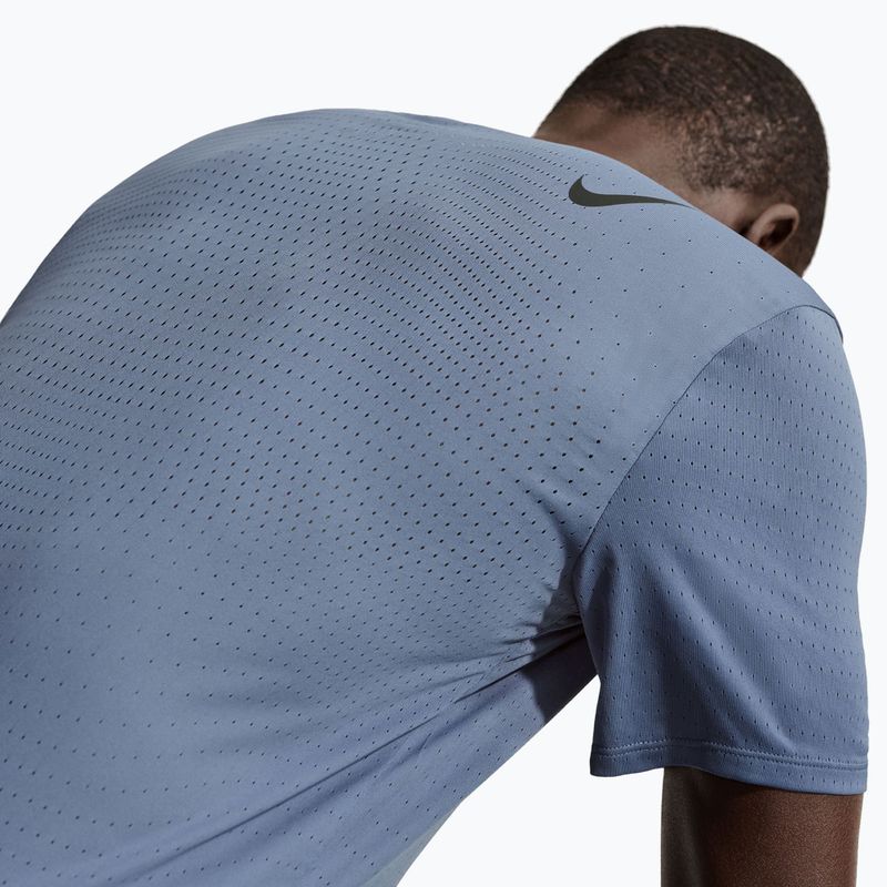 Férfi futópóló Nike AeroSwift Dri-Fit ADV diffused blue/black 4