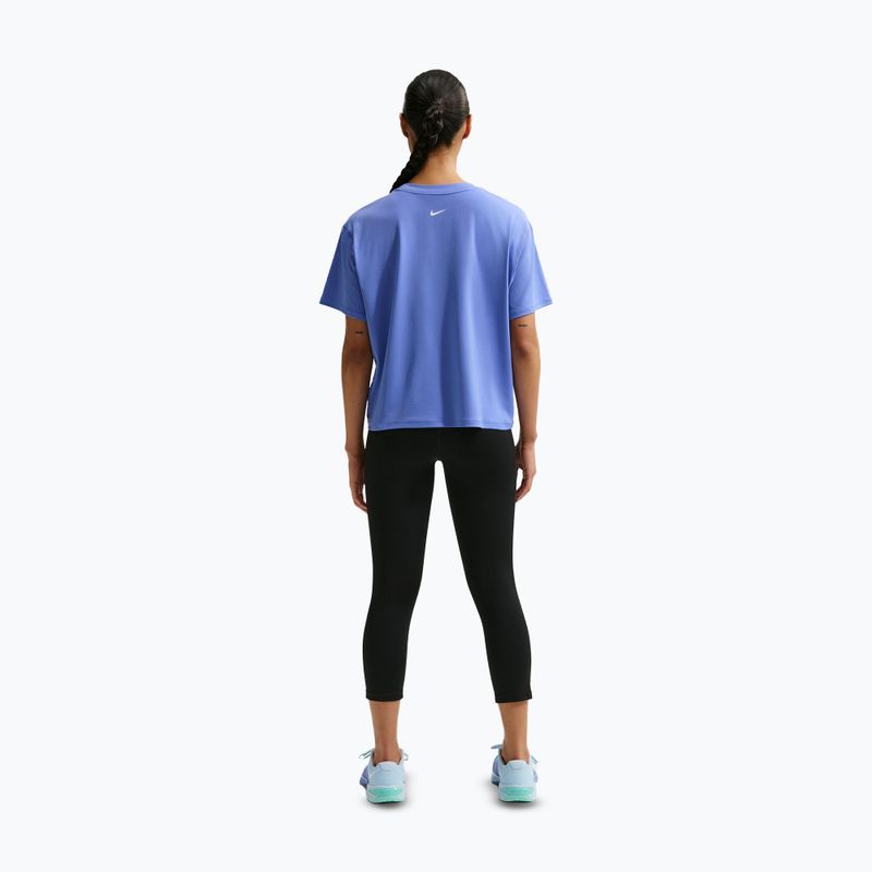 Női edzőpóló Nike Pro Dri-Fit Loose sapphire/white 3