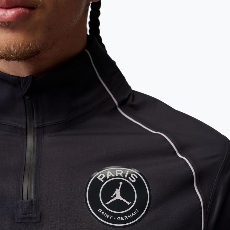 Férfi futball hosszú ujjú póló Nike Paris Saint-Germain Strike Elite SE Aerogami Shell Top black/black/atmosphere grey 7