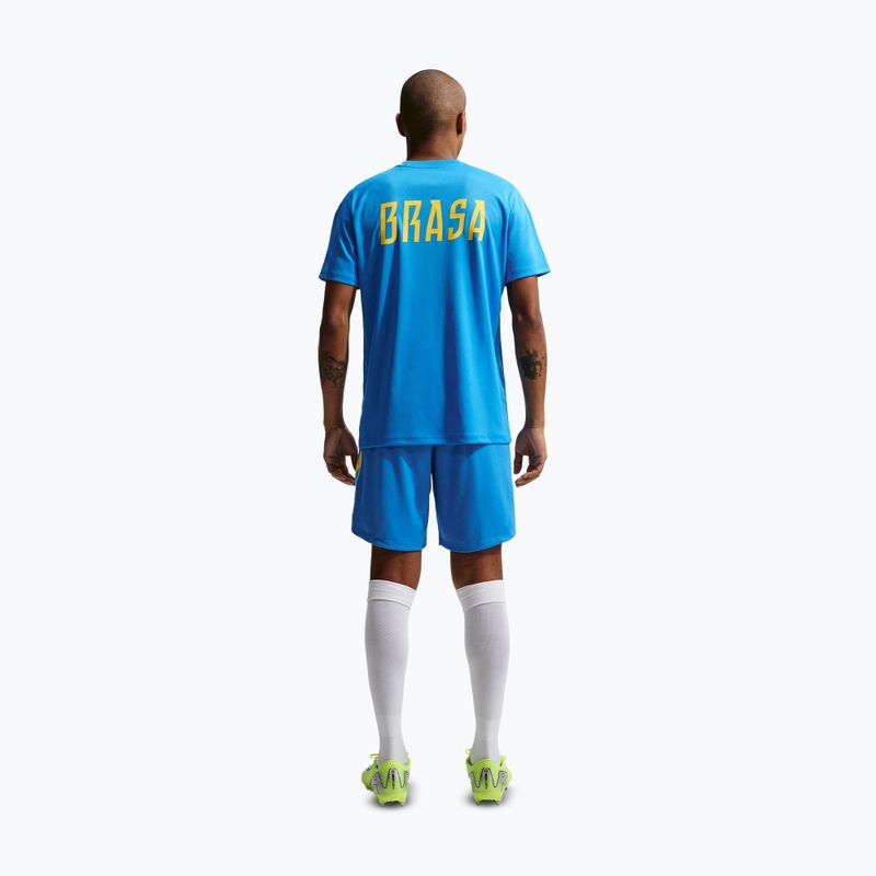 Férfi futball rövidnadrág Nike Brazil 2026 Stadium Home lt photo blue/light mint/white 3