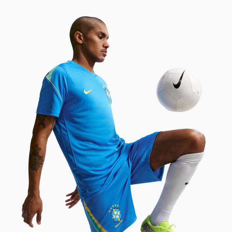 Férfi futball rövidnadrág Nike Brazil 2026 Stadium Home lt photo blue/light mint/white 4