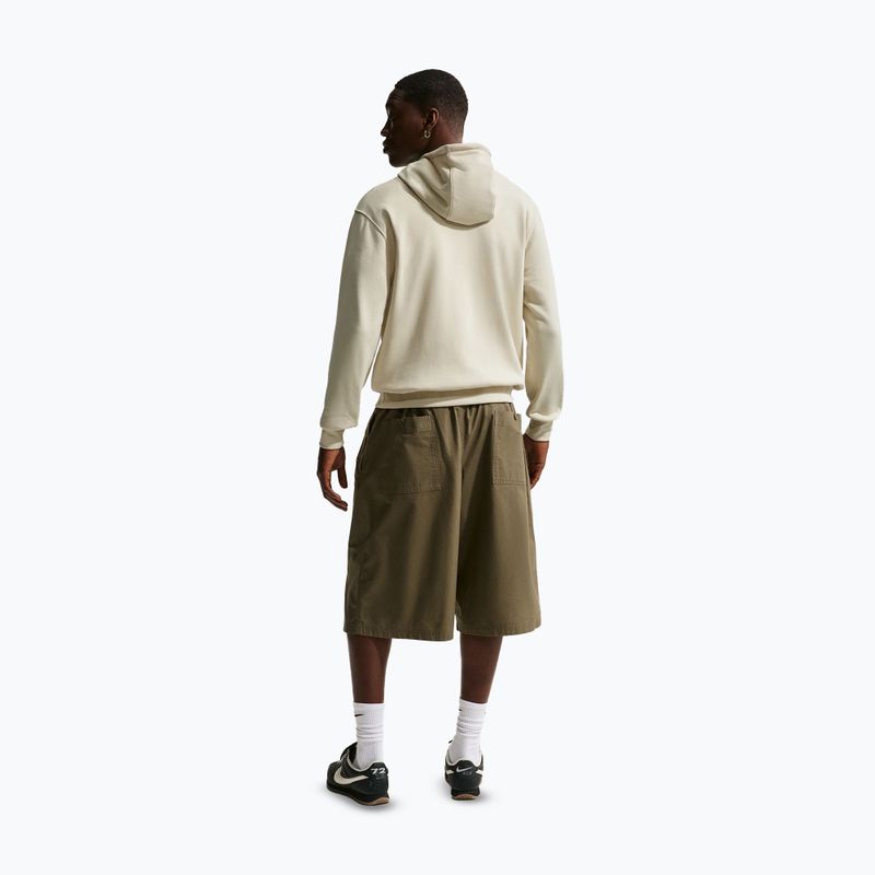 Férfi kapucnis pulóver Nike Club French Terry Pullover Hoodie light khaki/light khaki/white 3