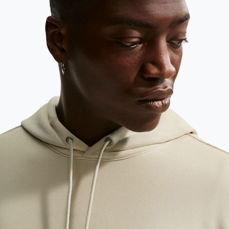 Férfi kapucnis pulóver Nike Club French Terry Pullover Hoodie light khaki/light khaki/white 4
