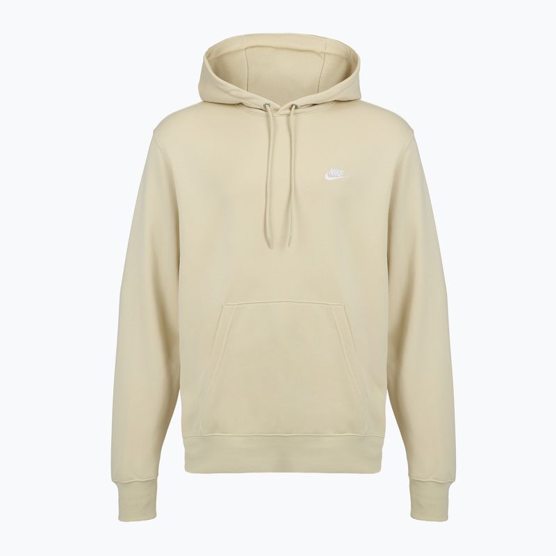 Férfi kapucnis pulóver Nike Club French Terry Pullover Hoodie light khaki/light khaki/white 6