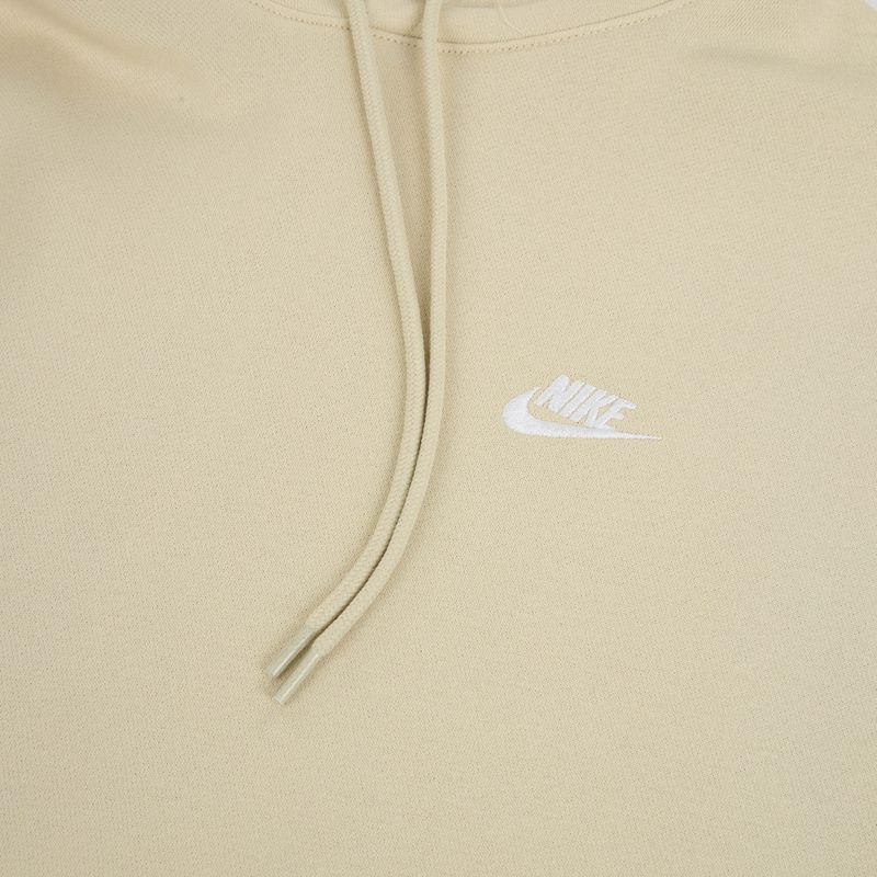 Férfi kapucnis pulóver Nike Club French Terry Pullover Hoodie light khaki/light khaki/white 8