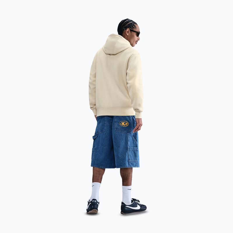 Férfi pulóver Nike Club Pullover Hoodie light khaki/light khaki/white 3