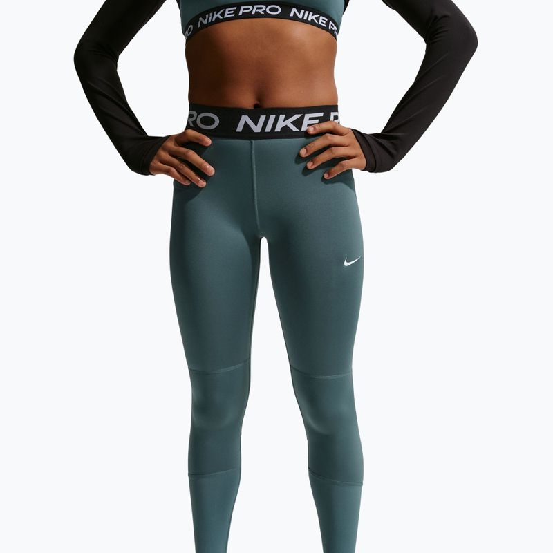 Gyerek leggings Nike Pro Dri-FIT mineral slate/black/white 4