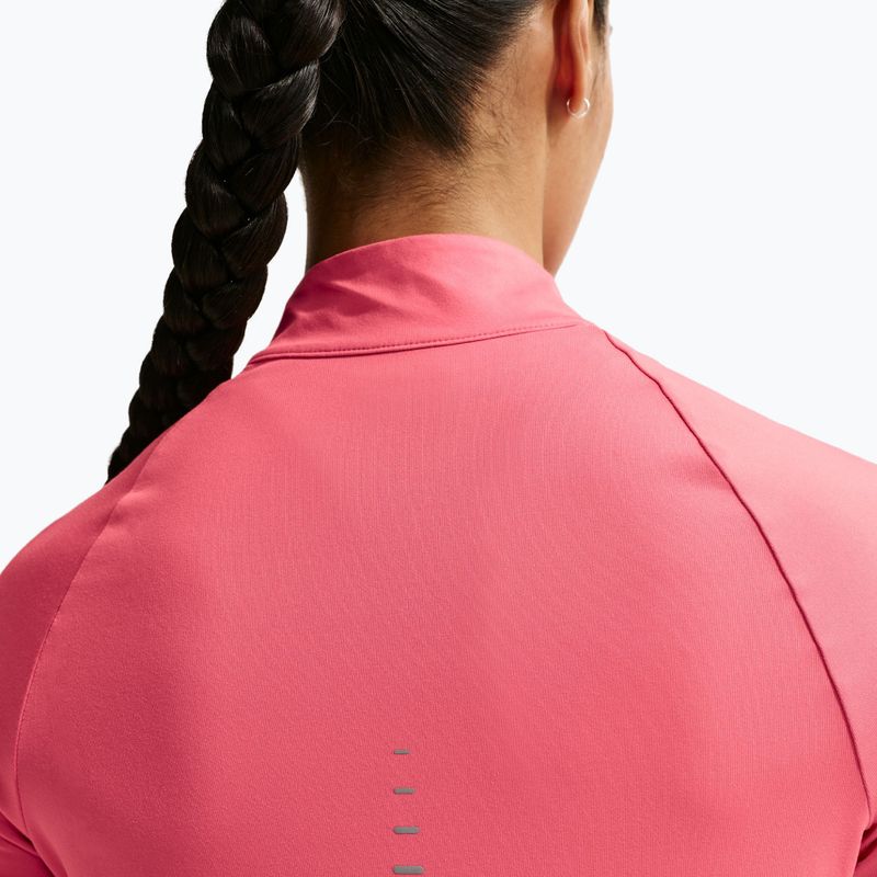 Női hosszú ujjú futófelső Nike Swift Dri-Fit UV 1/4-Zip sea coral 5