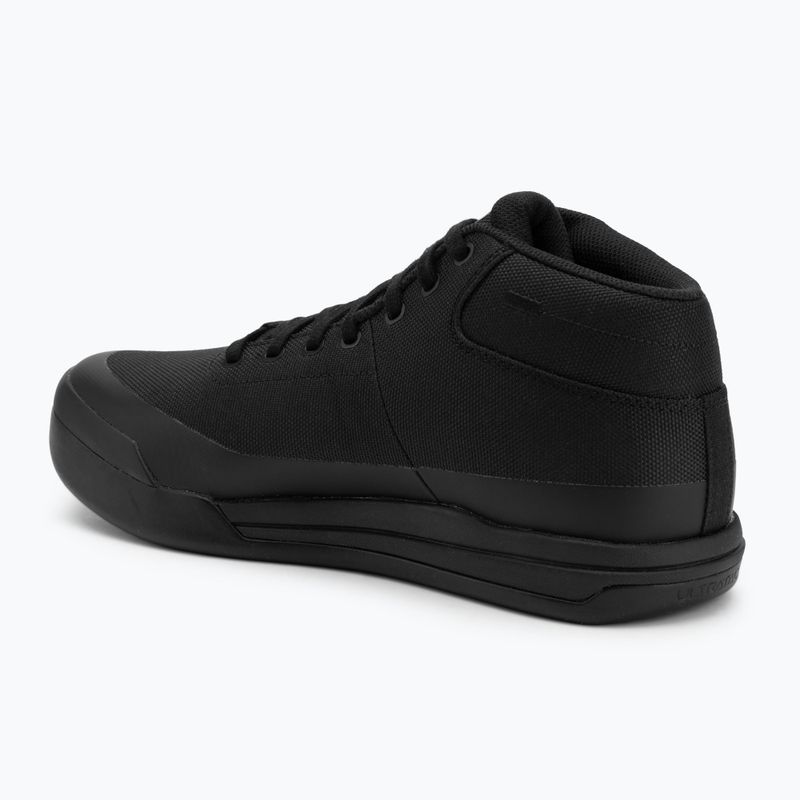 Férfi platform kerékpáros cipő Fox Racing Unió Canvas Mid fekete 3