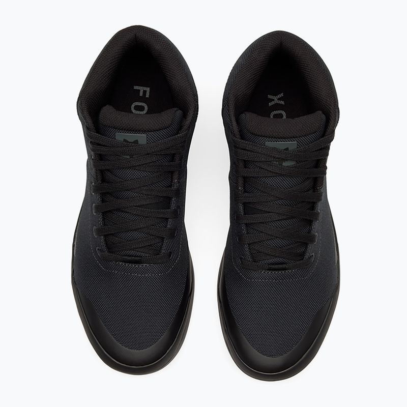 Férfi platform kerékpáros cipő Fox Racing Unió Canvas Mid fekete 13