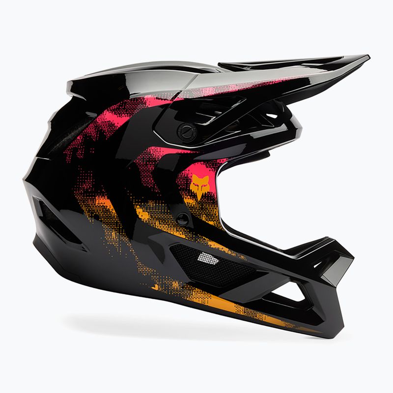 Fox Racing Rampage Kairos tangerine kerékpáros sisak 2