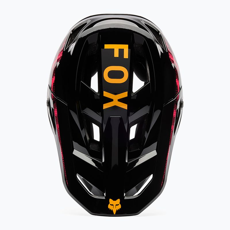Fox Racing Rampage Kairos tangerine kerékpáros sisak 6