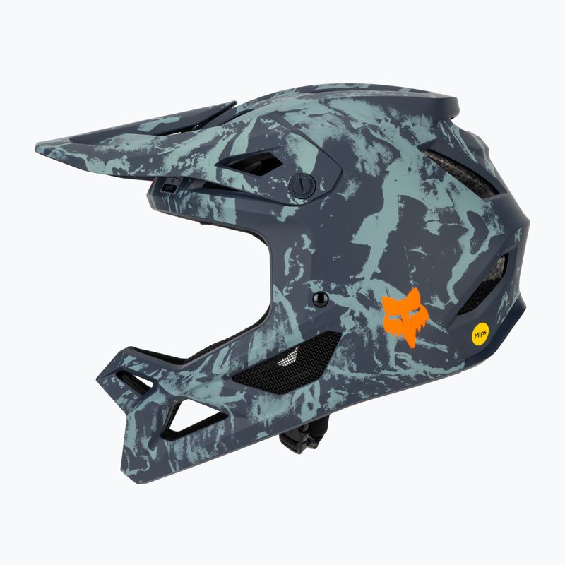 Gyermek kerékpáros sisak Fox Racing Rampage Image Print Jr arctic blue 3