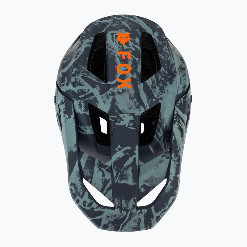 Gyermek kerékpáros sisak Fox Racing Rampage Image Print Jr arctic blue 6