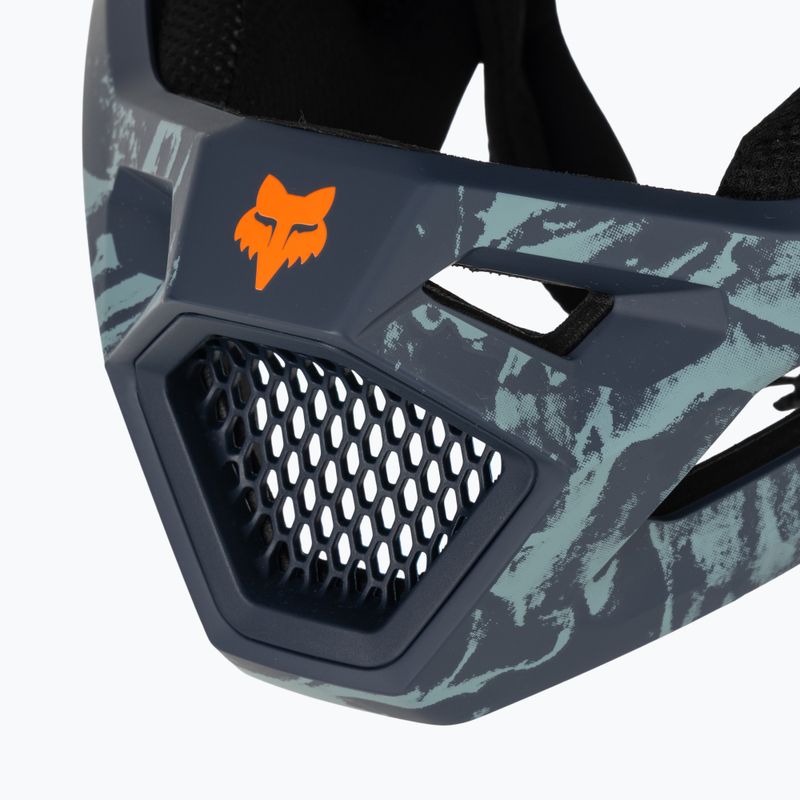 Gyermek kerékpáros sisak Fox Racing Rampage Image Print Jr arctic blue 7