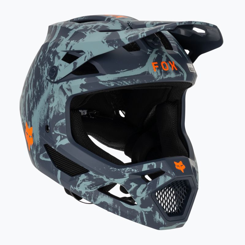 Gyermek kerékpáros sisak Fox Racing Rampage Image Print Jr arctic blue 10