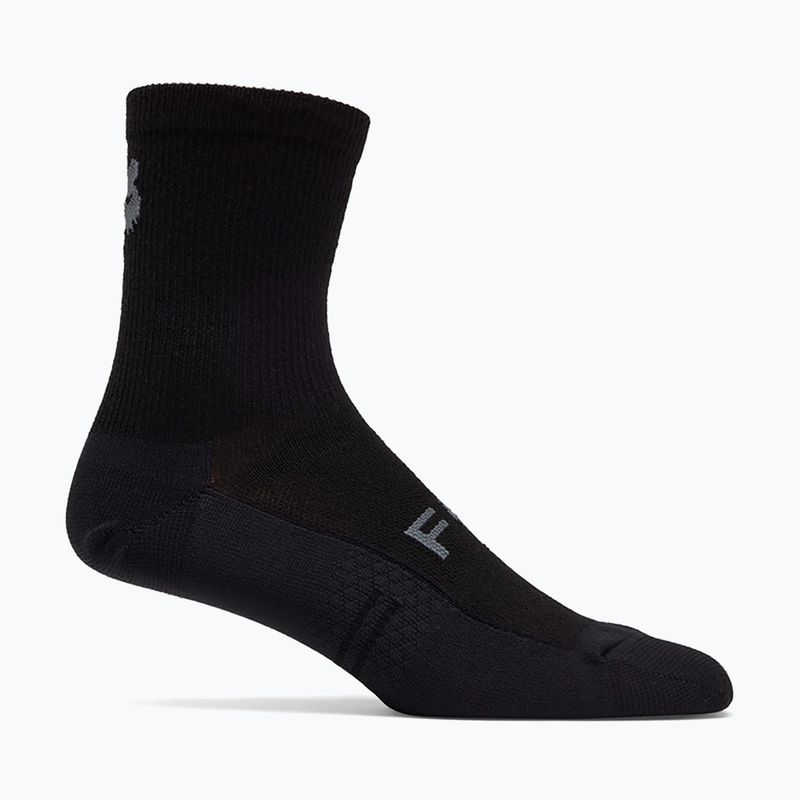 Férfi zokni Fox Racing 6" Flexair Merino Sock Black