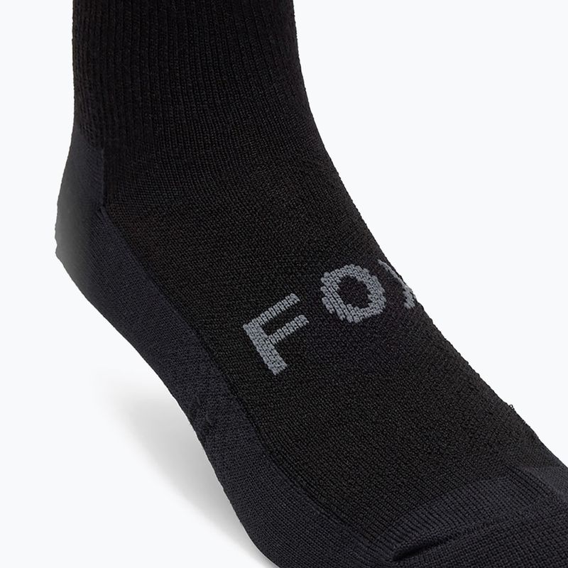 Férfi zokni Fox Racing 6" Flexair Merino Sock Black 2