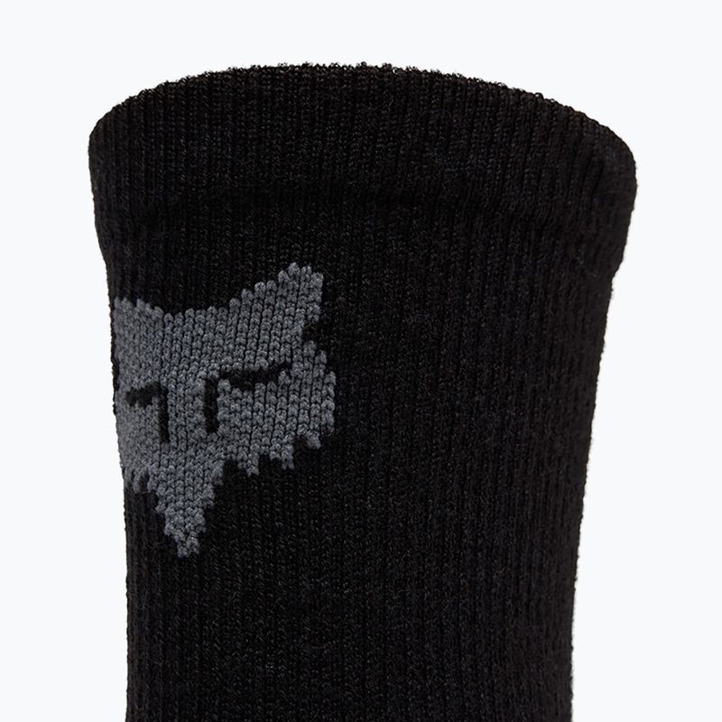 Férfi zokni Fox Racing 6" Flexair Merino Sock Black 4