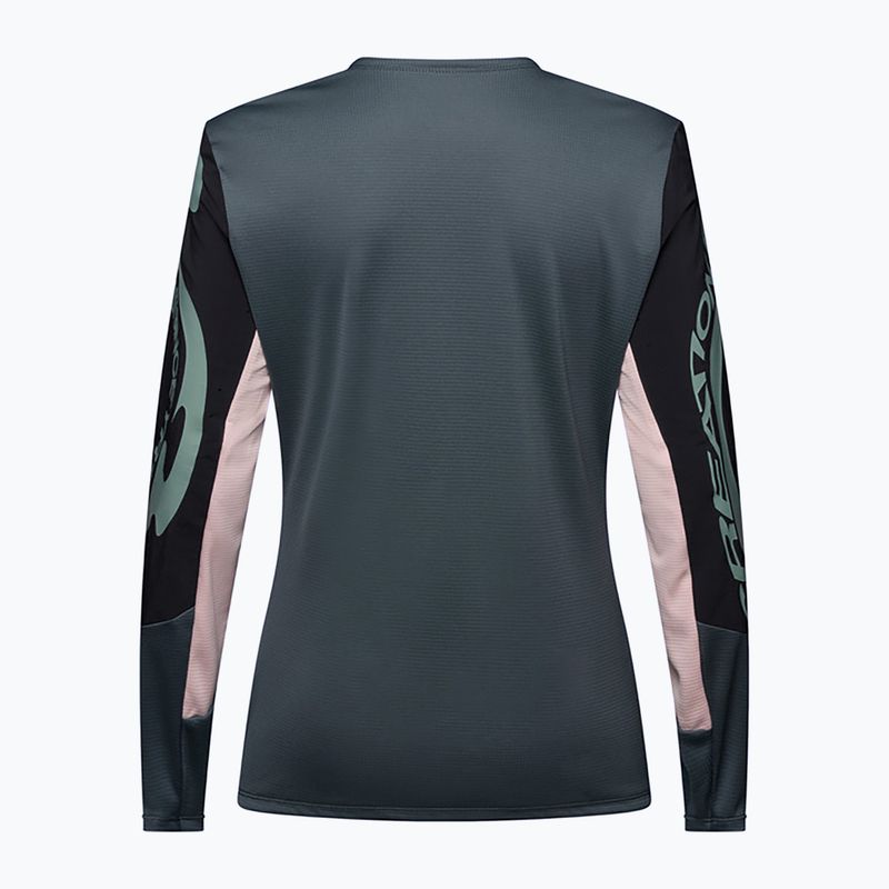 Női kerékpáros hosszú ujjú póló Fox Racing Defend Creation LS deep cobalt 2
