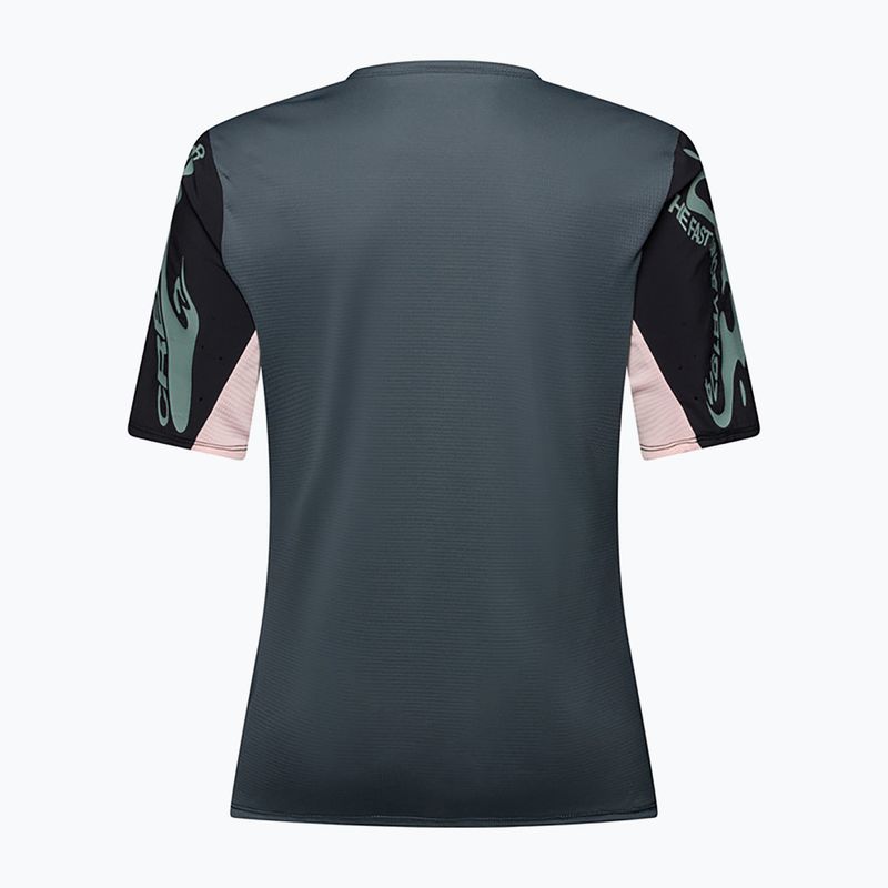 Női kerékpáros mez Fox Racing Defend Jersey Creation SS deep cobalt 2