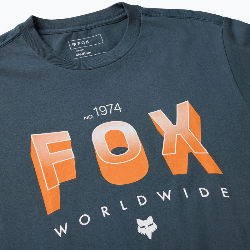Férfi póló Fox Racing Block 195 Original deep cobalt 3