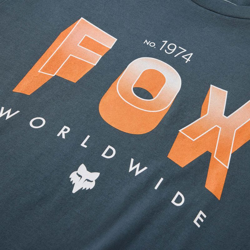 Férfi póló Fox Racing Block 195 Original deep cobalt 4