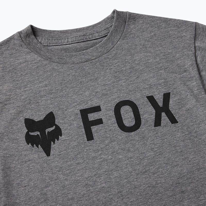 Gyermek póló Fox Racing Absolute Jr heather dark grey 3