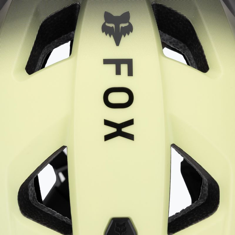 Kerékpáros sisak Fox Racing Speedframe Pro Backfade lime 7