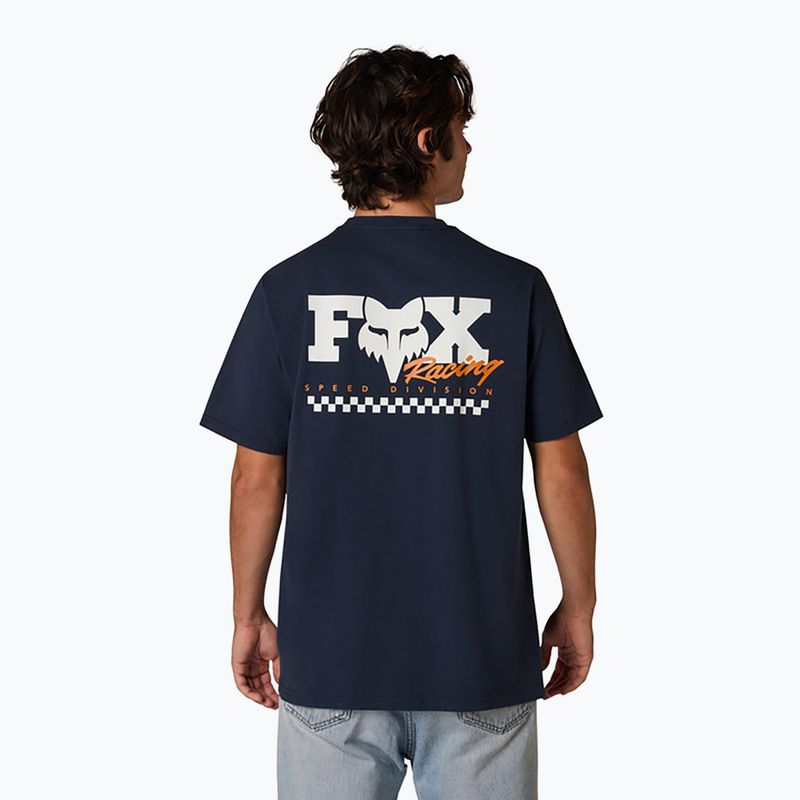 Férfi póló Fox Racing Checker 195 Original midnight 2