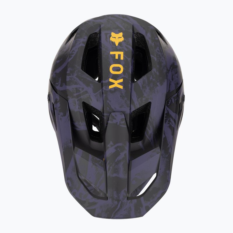 Kerékpáros sisak Fox Racing Rampage Img Print plum 6