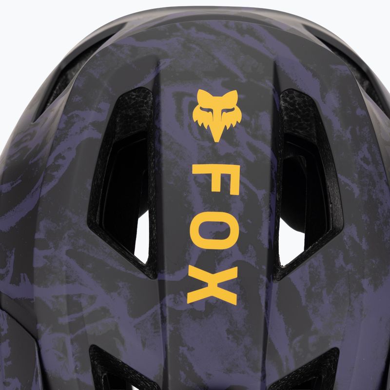 Kerékpáros sisak Fox Racing Rampage Img Print plum 7