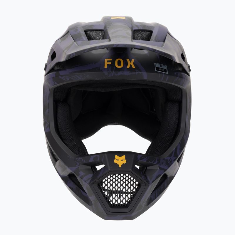 Gyermek kerékpáros sisak Fox Racing Rampage Image Print Jr plum 2