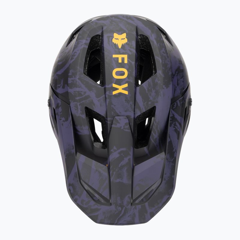Gyermek kerékpáros sisak Fox Racing Rampage Image Print Jr plum 6
