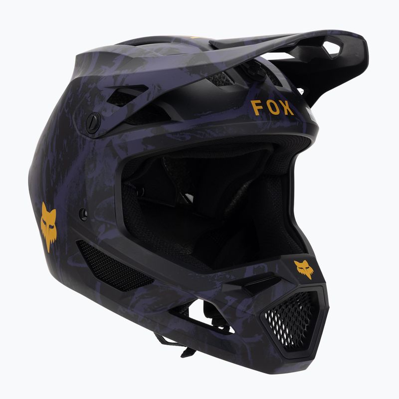 Gyermek kerékpáros sisak Fox Racing Rampage Image Print Jr plum 8